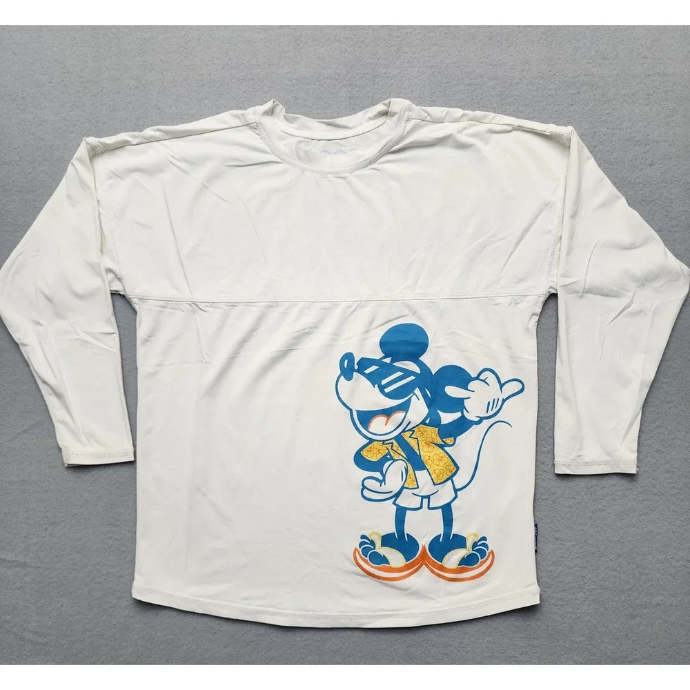 Disney Aulani Spirit Jersey Kids Youth M Mickey Mouse Aloha Hawaii Long Sleeve